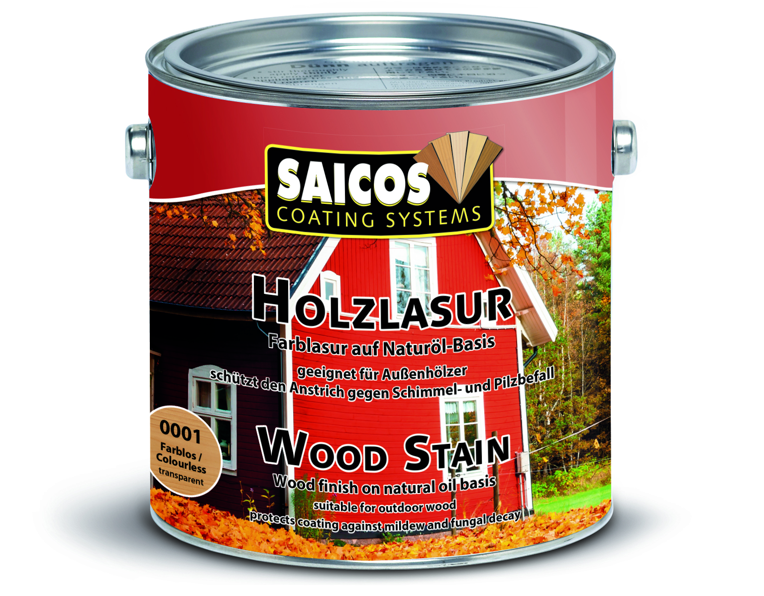 Saicos Holzlasur Eiche 2,5 Liter