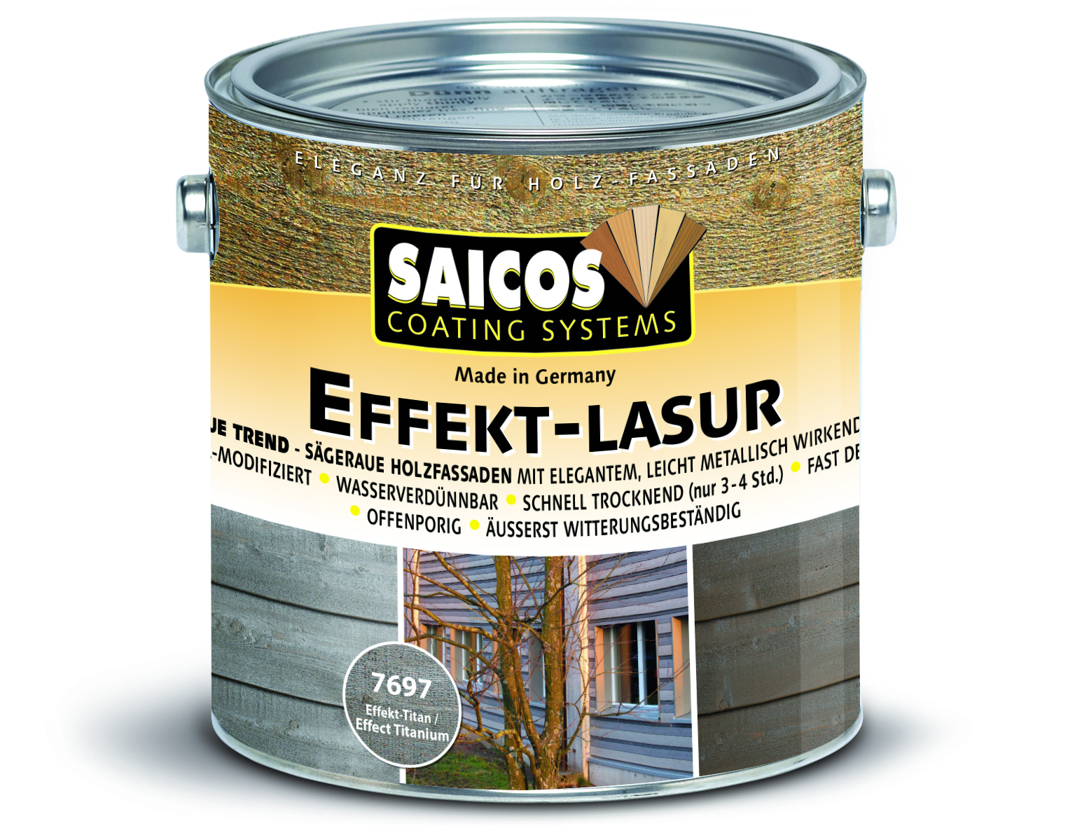 Saicos Effekt-Lasur Effekt-Titan transparent, 0,75l