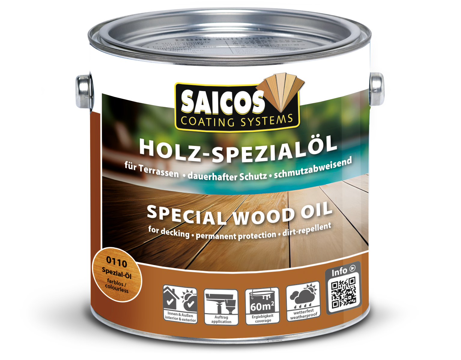 Sonderangebot 2 x Saicos Holz-Spezialöl 2,5l