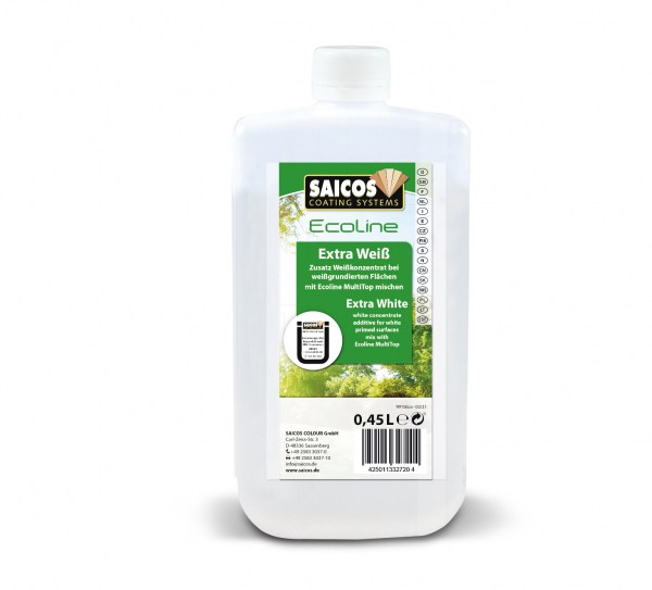 Saicos Ecoline Zusatz Extra Weiß, 0,45l