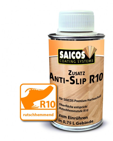 Zusatz Anti-Slip R10 für Saicos Premium Hartwachsöl