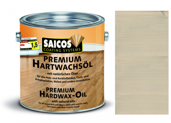 Saicos Premium Hartwachsöl silbergrau transparent matt