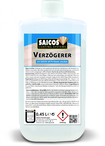 Saicos Zusatz Verzögerer für PU-System, 0,45l